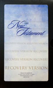 The New Testament Recovery Version book cover